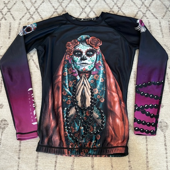 Raven Fightwear long sleeve rashguard - Picture 1 of 3